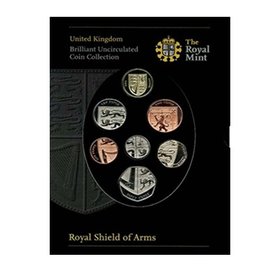 2008 Brilliant Uncirculated Coin Set - Royal Shield of Arms - Click Image to Close